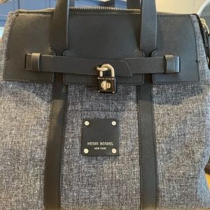 HenrI Bendel Black and leather backpack/bag